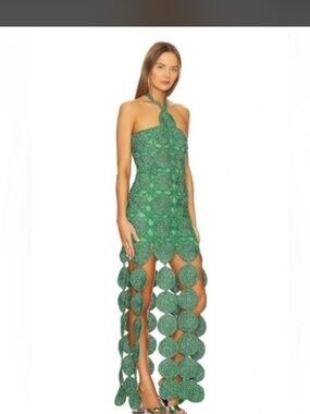 Simon miller beep beep dress green